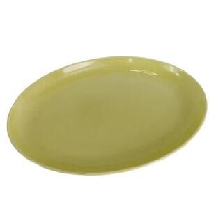 Iroquois Casual Avocado Russel Wright 14" Oval Serving Platter c1949-60 MCM
